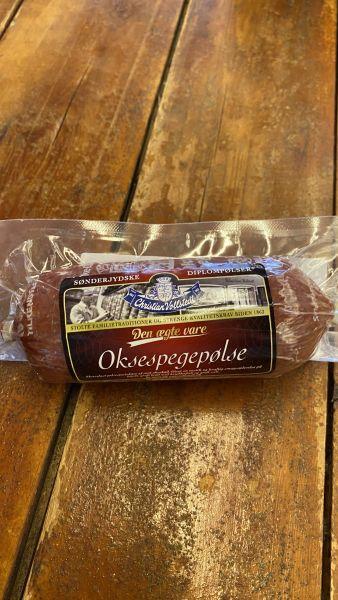 Oksespegepølse