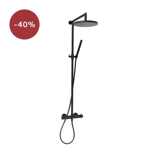 Med termostat, brusehoved og højdejusterbar håndbruser. Ø25 cm brusehoved i mat sort. Max 12 liter pr. minut. 2 stk. haves.

Pris før dkk6.996,-
Pris nu dkk4.199,-
Ring eller skriv til os for yderligere oplysninger
Industrivænget 19
3400 Hillerød

hilleroed@invita.dk
48 24 50 40