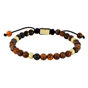 SON armbånd dream agate og IP gold 19-25cm-logo