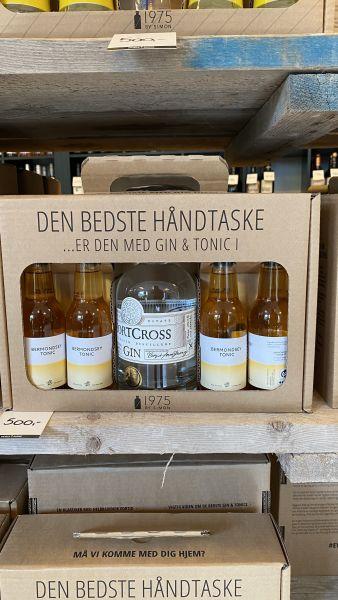 Short Cross Gin med Tonic - gaveæske