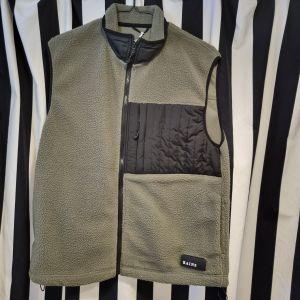 RAINS fleece vest-logo