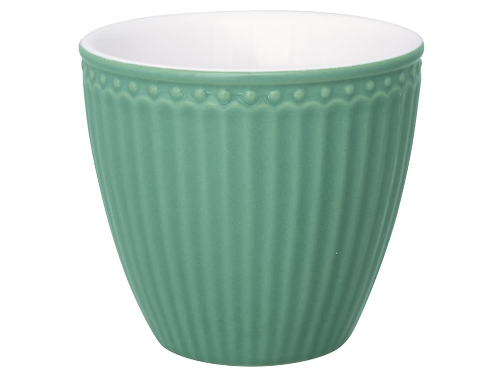 GreenGate Everyday Alice lattekop støvgrøn-logo