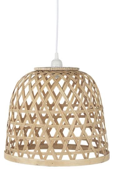 Ib Laursen | Loftslampe i bambus m/ledning Ø34cm H29cm.-logo