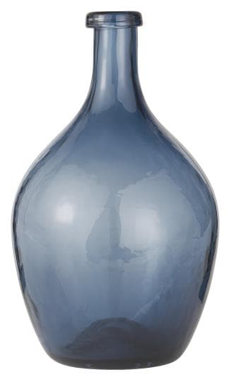Ib Laursen | Blå glasballon H28cm. Ø17cm.-logo