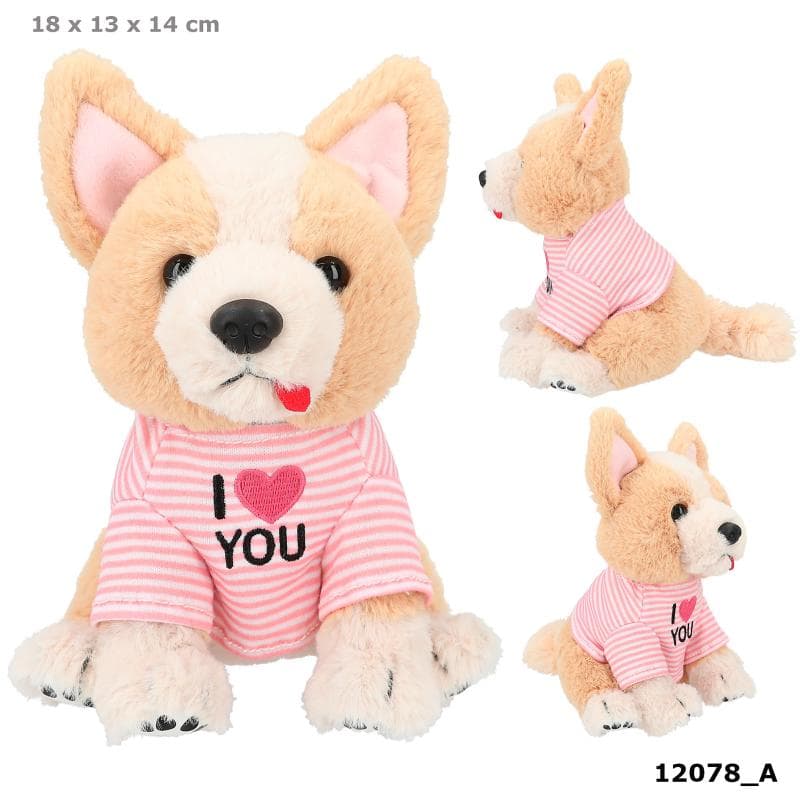 TOPModel Plyshund CORGI 18cm Lotti-logo