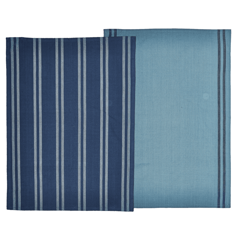 Södahl Soft viskestykke Indigo/blå 2 stk. 50x70cm.