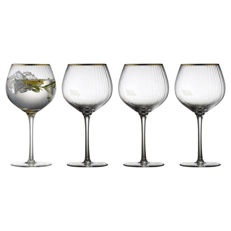 Lyngby Glas - Palermo Gold Gin & tonic-glas pk. m/4 stk.-logo