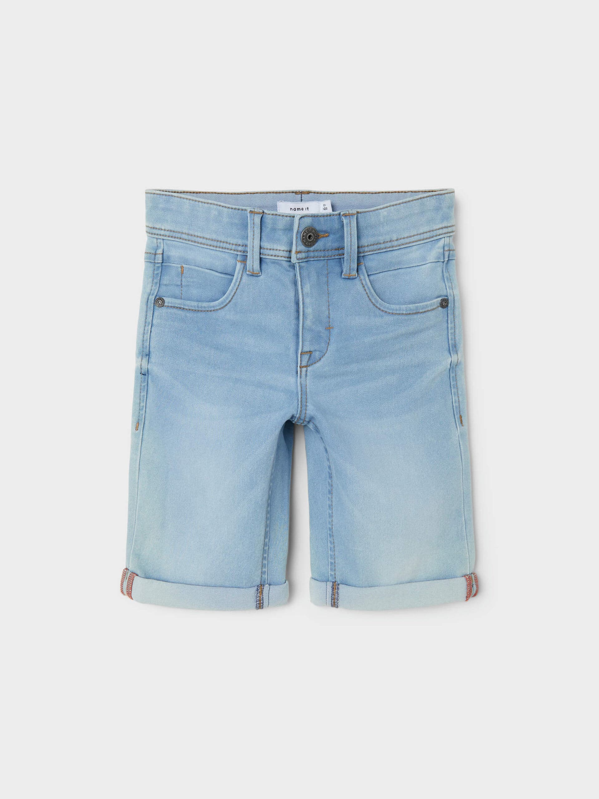 Name It - Lange denim shorts  128-logo