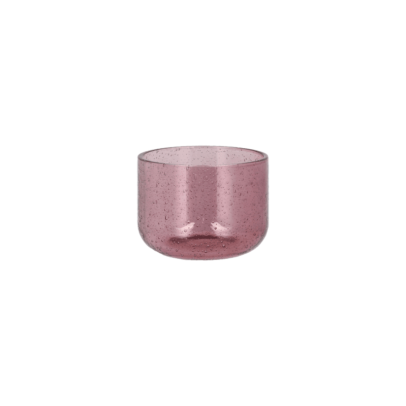 Lyngby Glas - Valencia skål pink D: 8cm.-logo