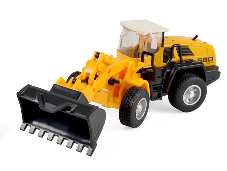Magni - Arbejdsmaskine m/pull back gummiged 16 cm.-logo