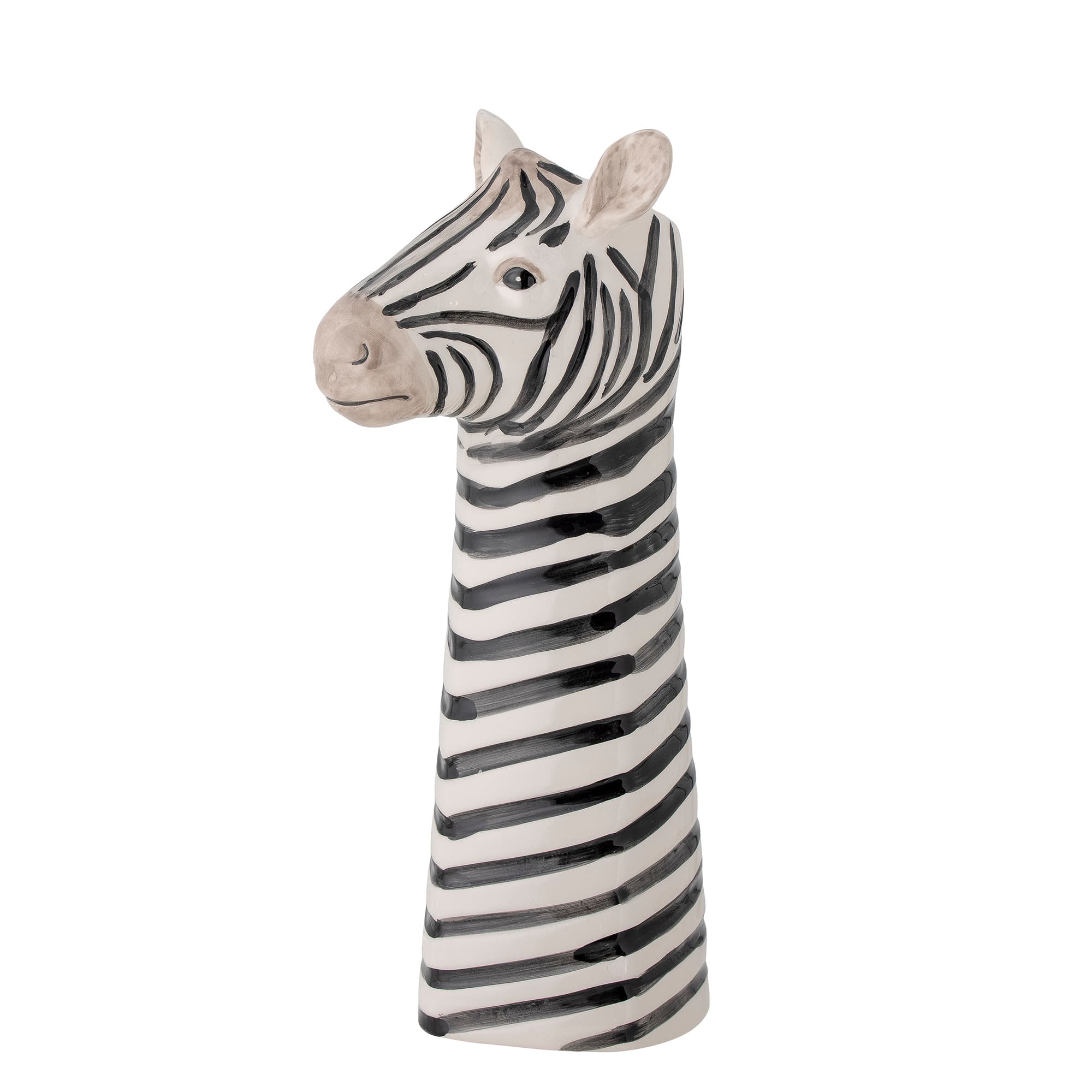 BloomingvilleMINI - Feodor Zebra vase sort keramik H: 32,5-logo