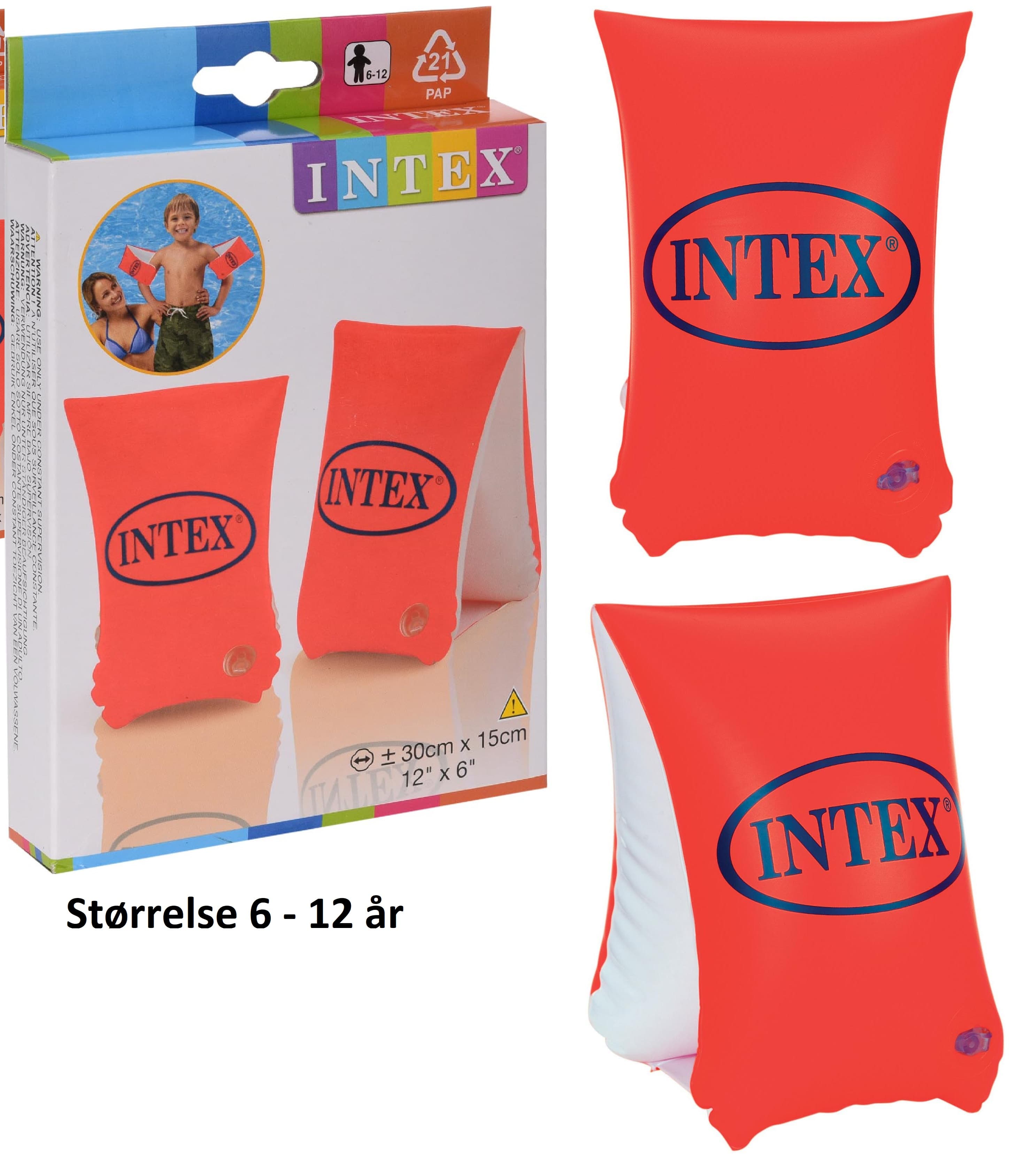 Intex badevinger str. 6-12 år 30-60 kg.-logo