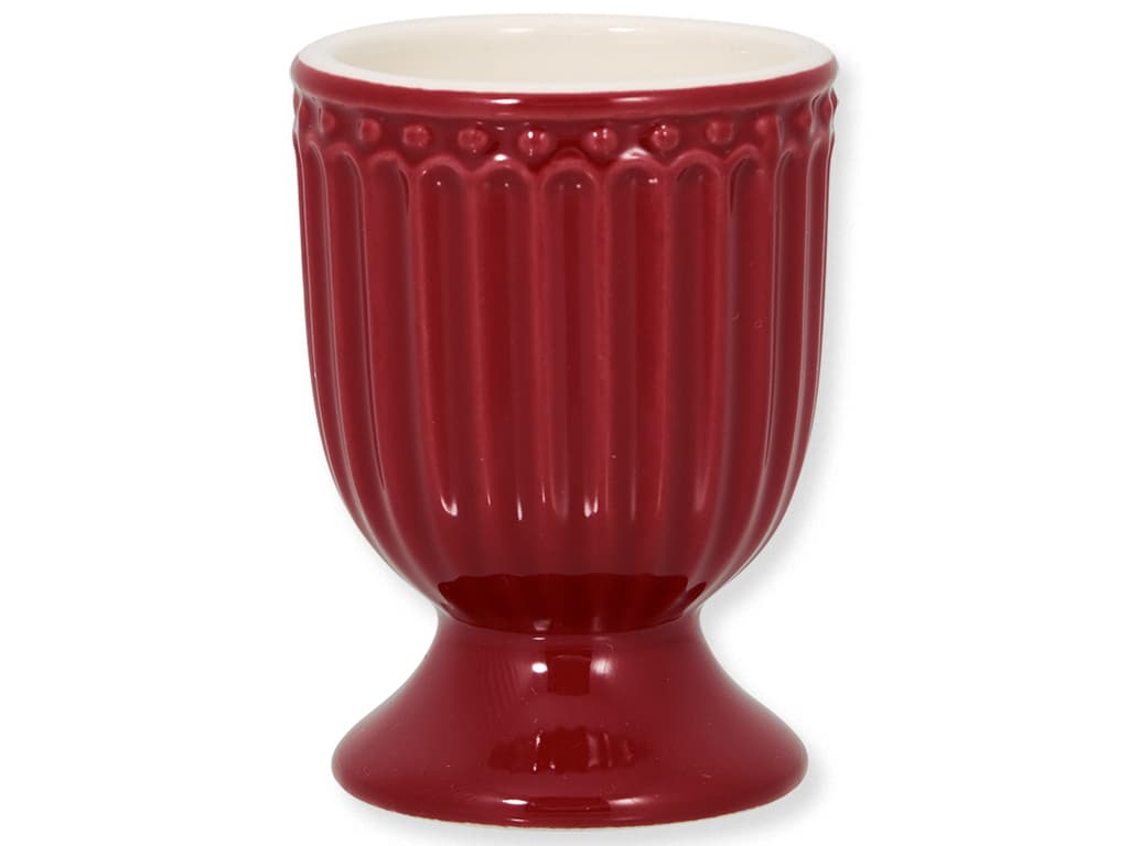 GreenGate Everyday Alice æggebæger bordeaux rød-logo