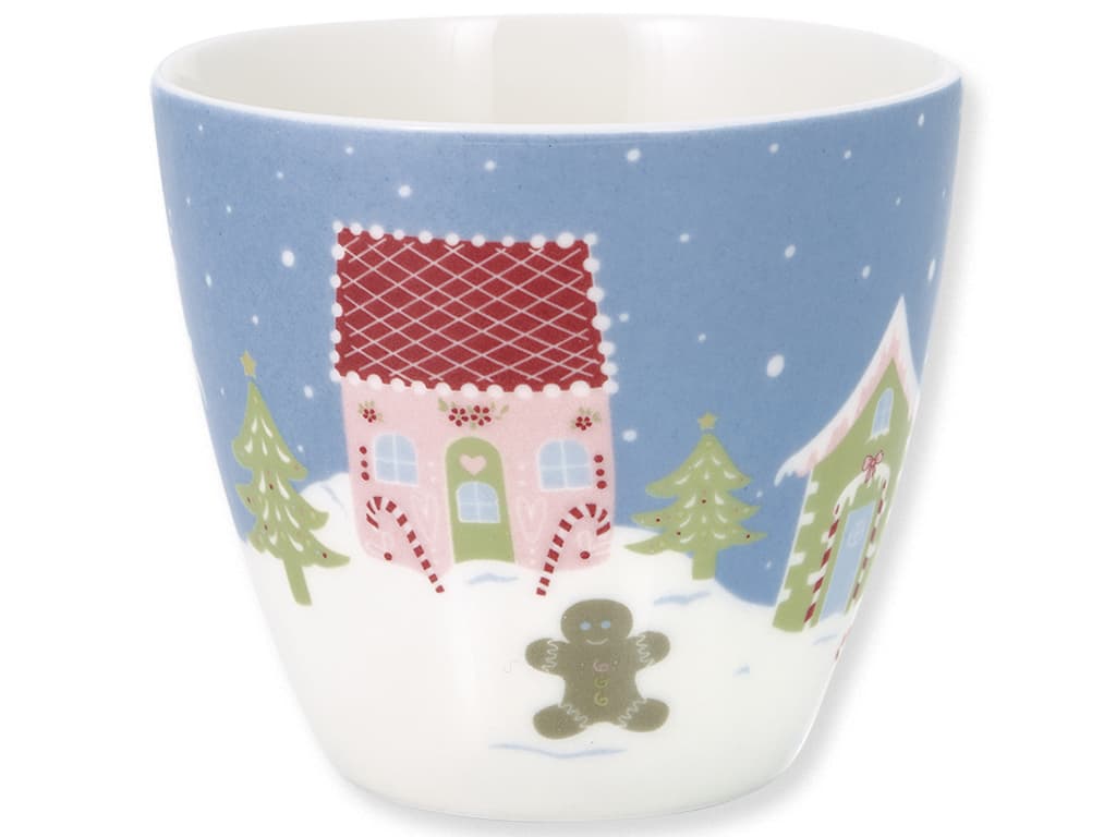 GreenGate lattekop Laura Homes lyseblå-logo