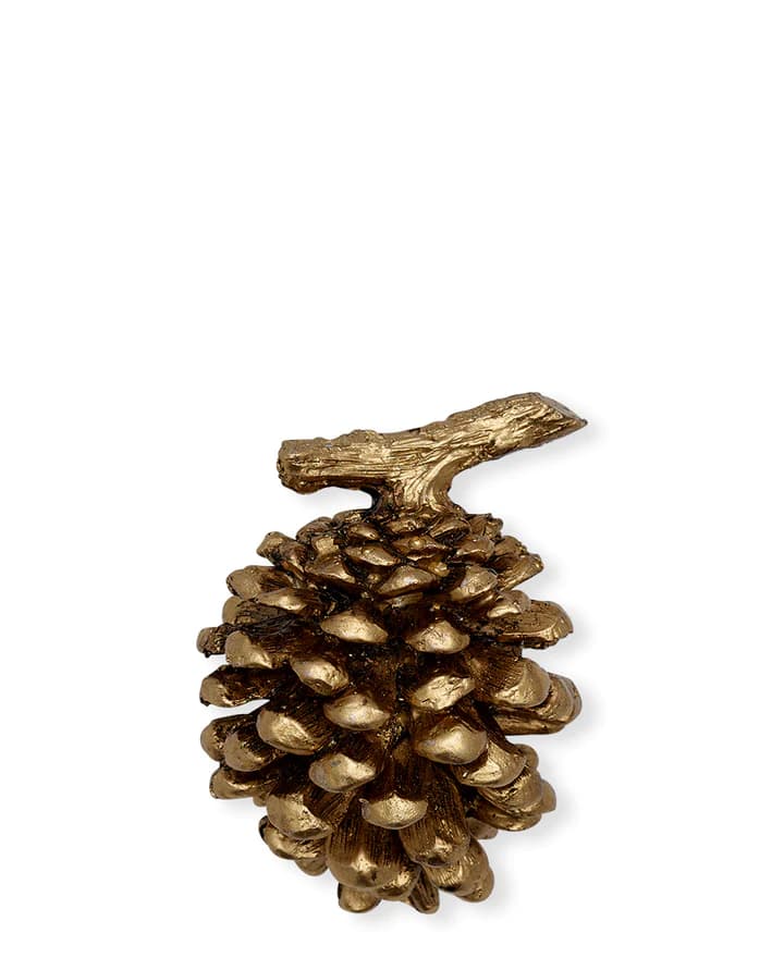 GreenGate kogle i guld til ophæng eller deko H: 9cm. -logo