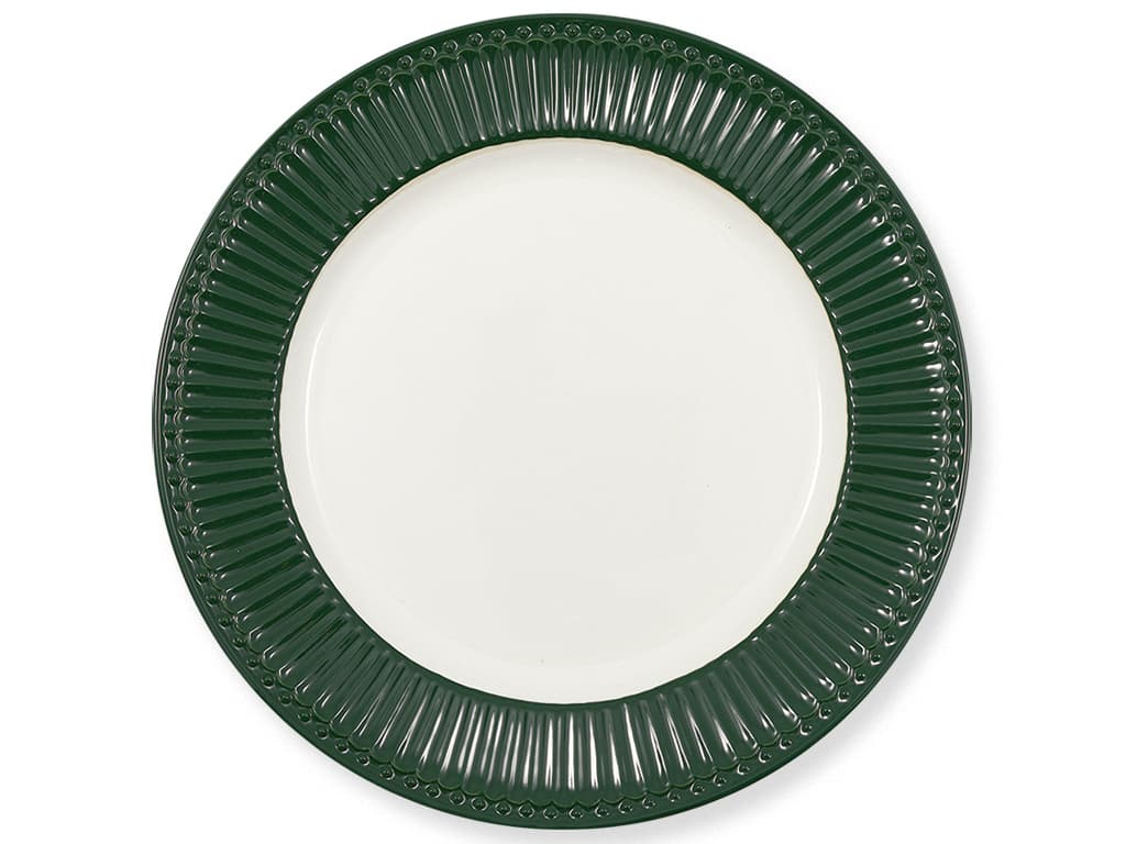 GreenGate Everyday Alice middagstallerken grangrøn-logo