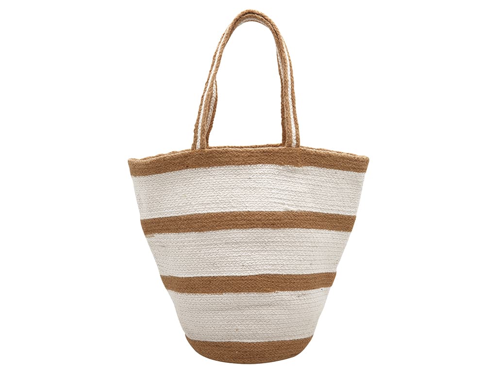 GreenGate strandtaske i jute-logo