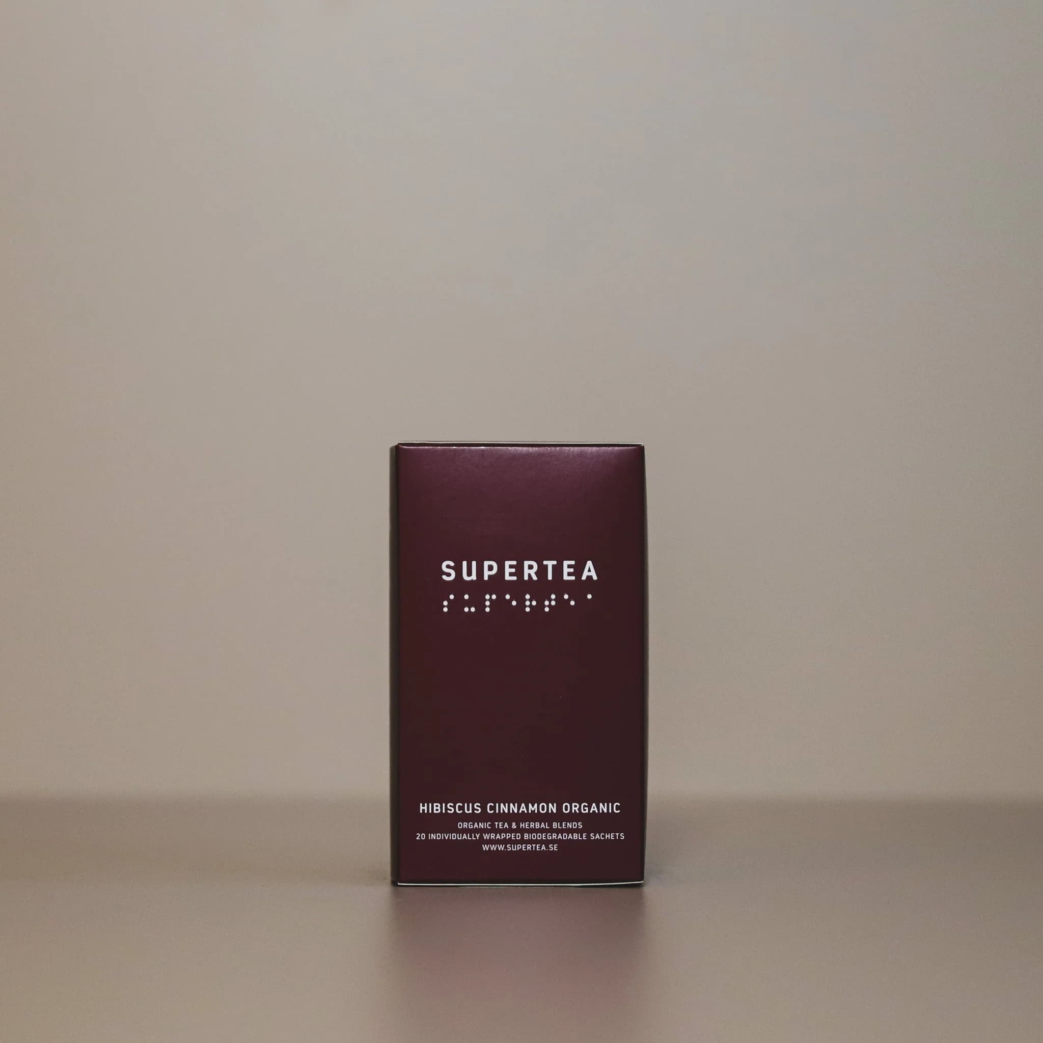 Teministeriet - Supertea Hibiscus Cinnamon Organic 20 stk. bionedbrydelige breve-logo