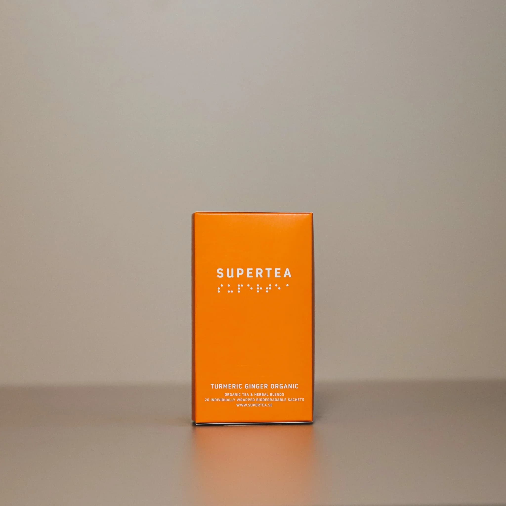 Teministeriet - Supertea Turmeric Ginger Organic 20 stk. bionedbrydelige breve-logo