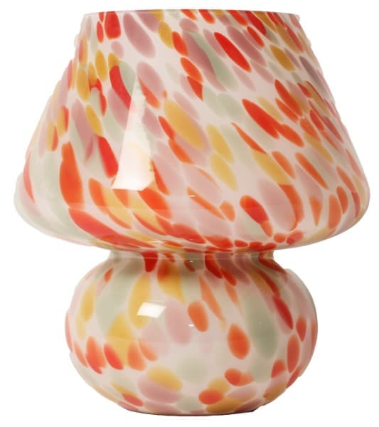 AU Maison Murano Joyfull Lampe, rød/gul H24xD23 cm