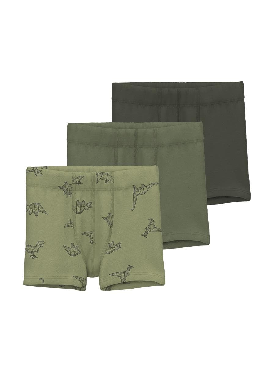Name It - Boxershorts 3-pak grøn 98-logo