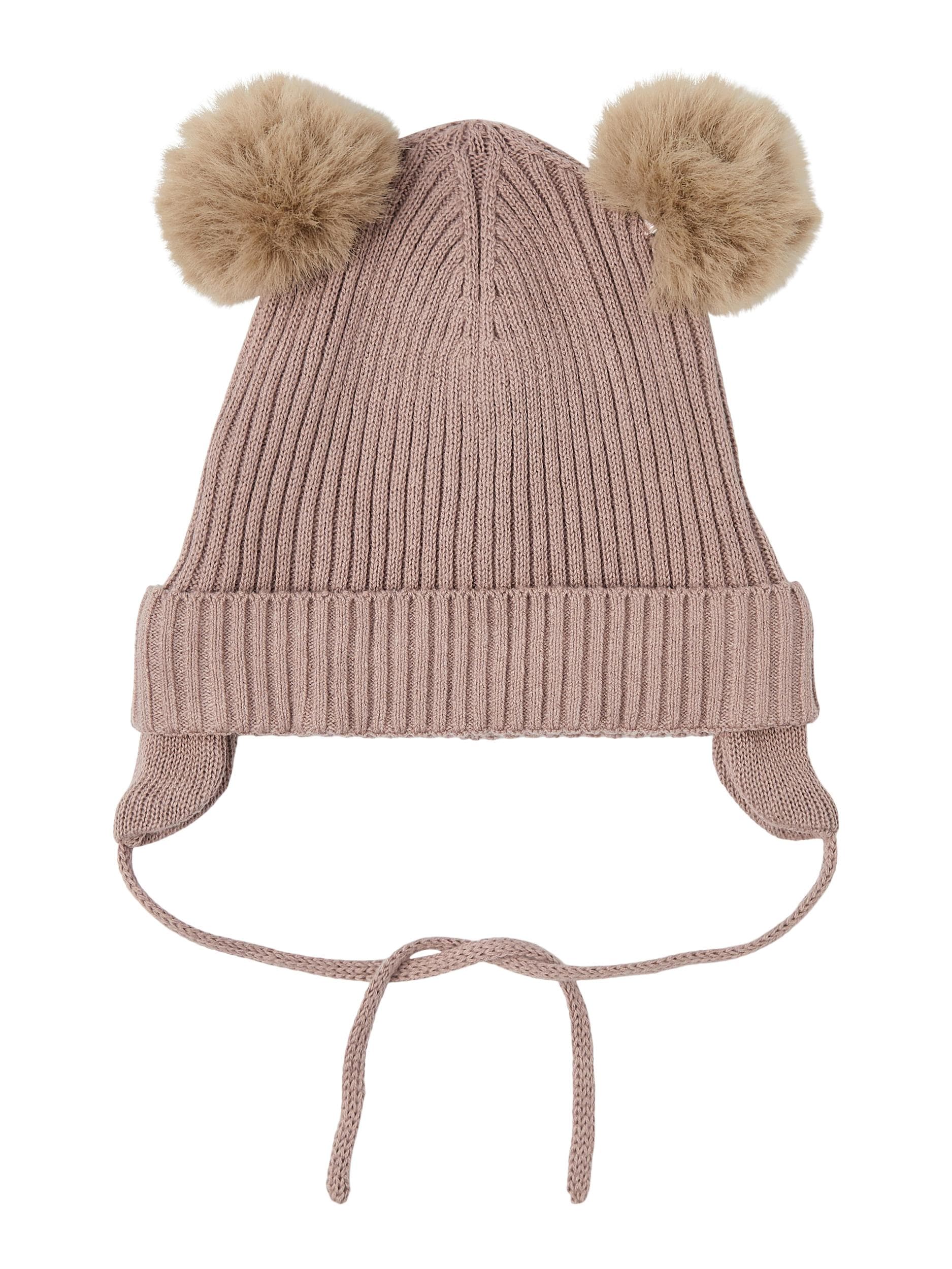 Name It - Hue lyserød m/pompoms 40/44-logo