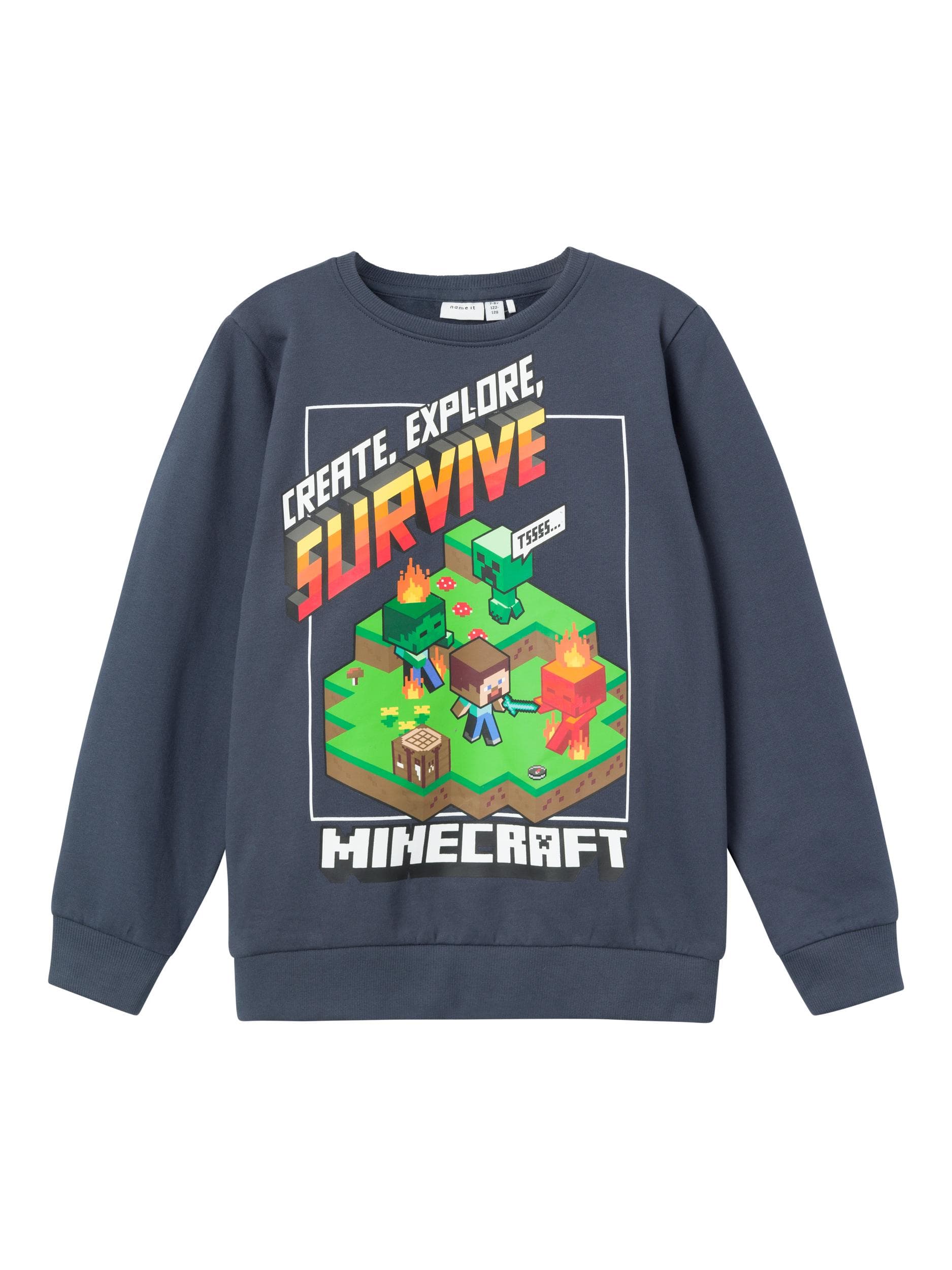 Name It - Sweatshirt m/Minecraft 146/152-logo