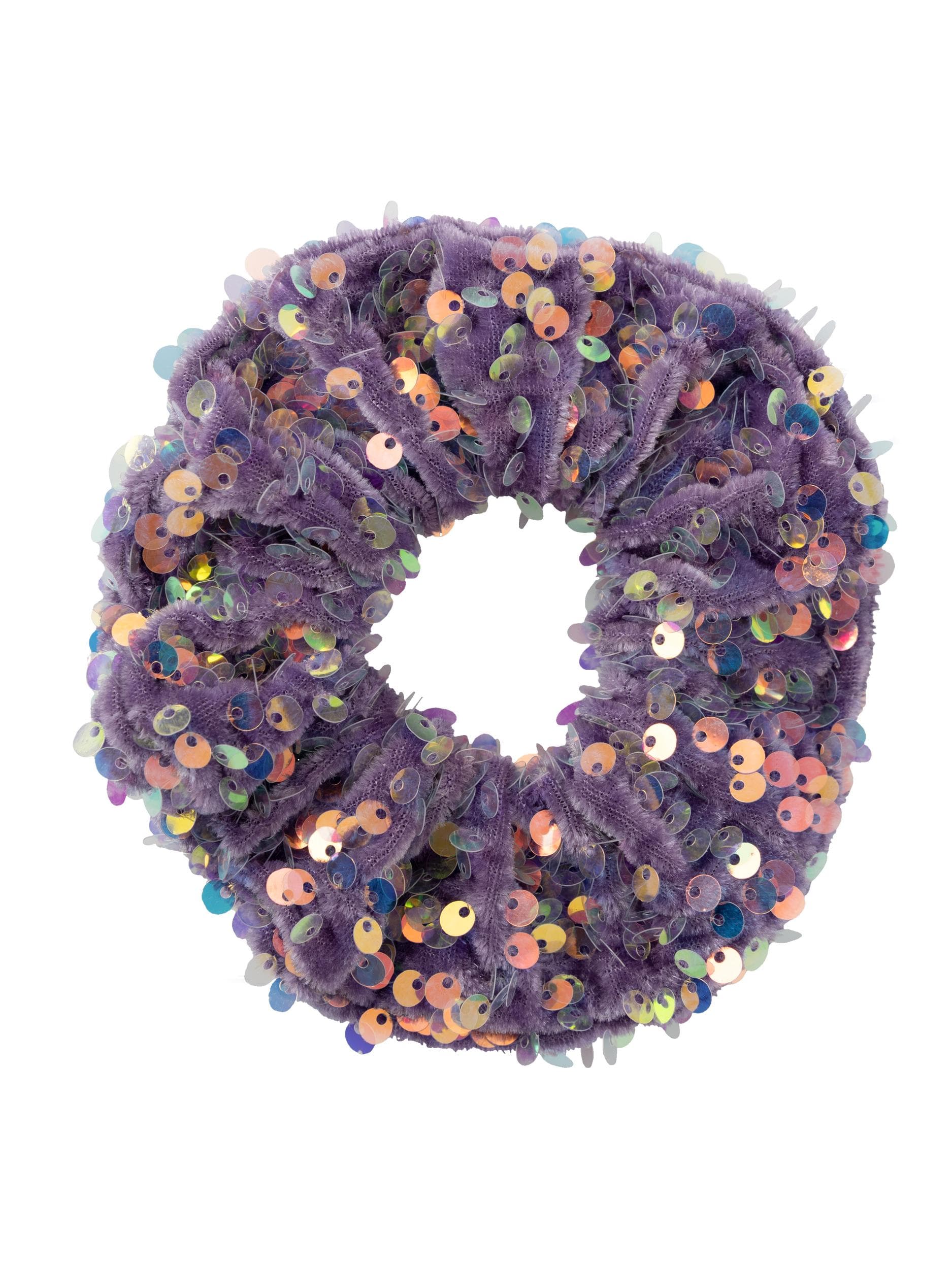 Name It - Scrunchie m/ palietter onesize lilla-logo
