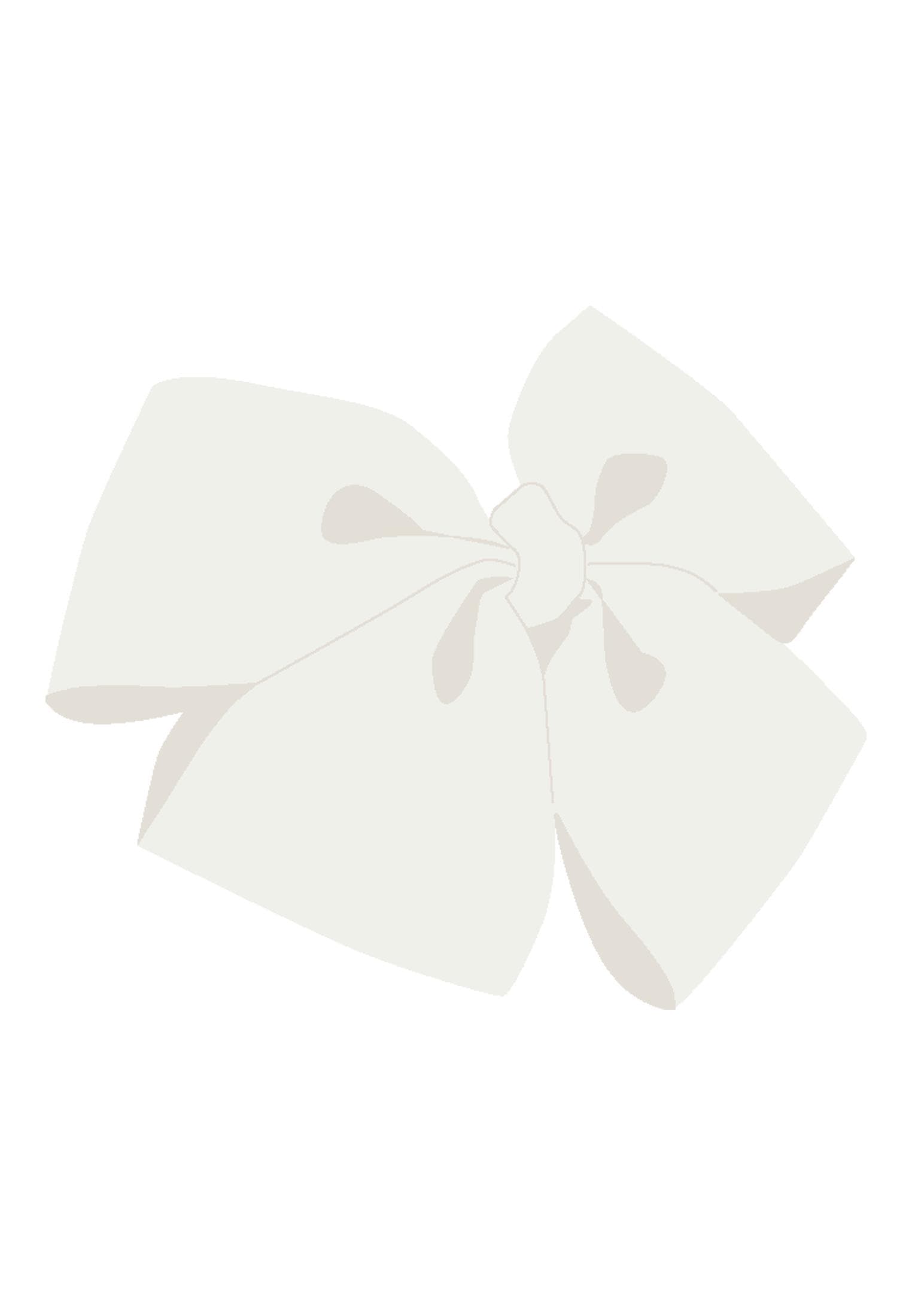 Name It - Hårspænde m/ sløjfe hvid-logo
