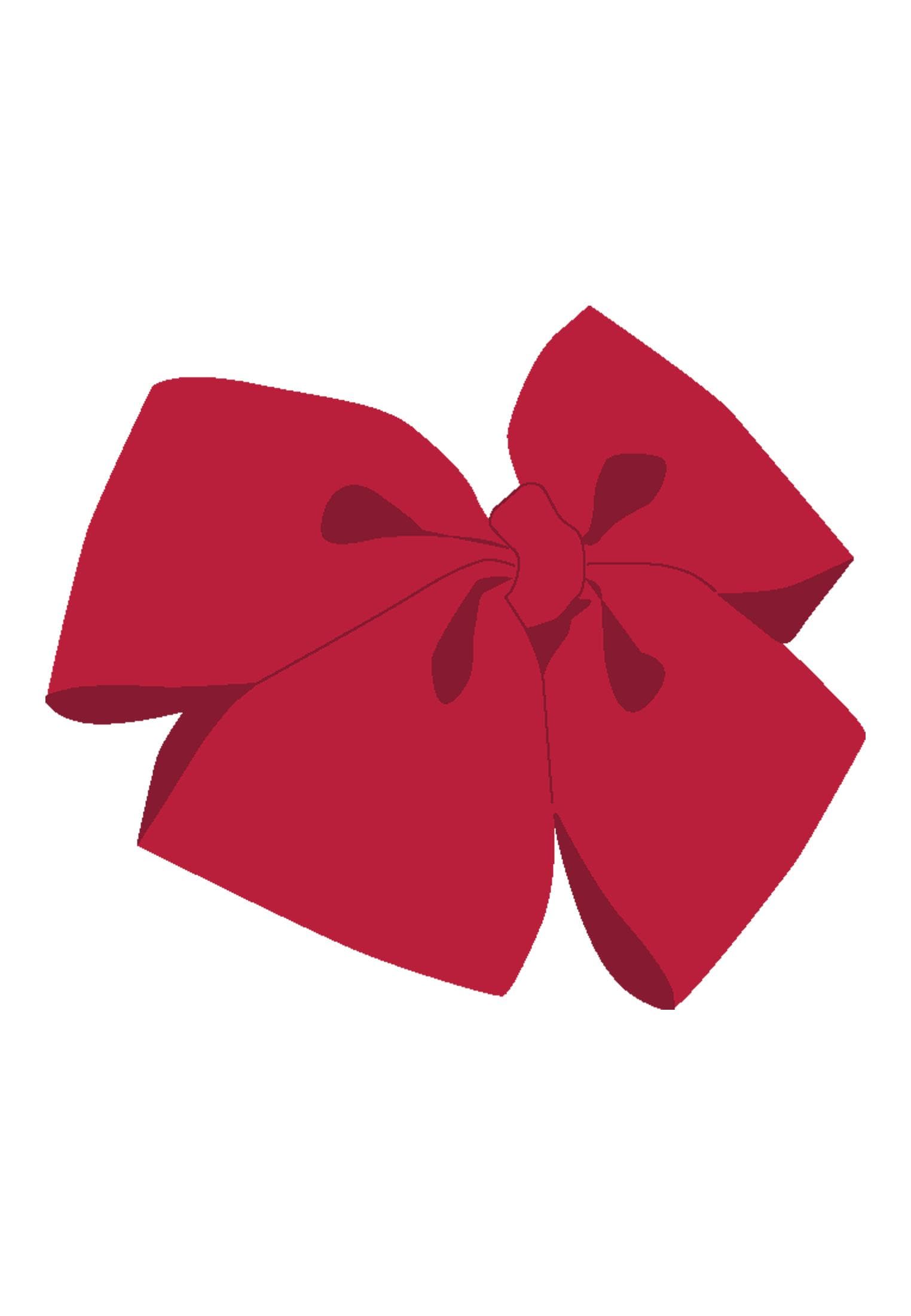 Name It - Hårspænde m/ sløjfe rød-logo