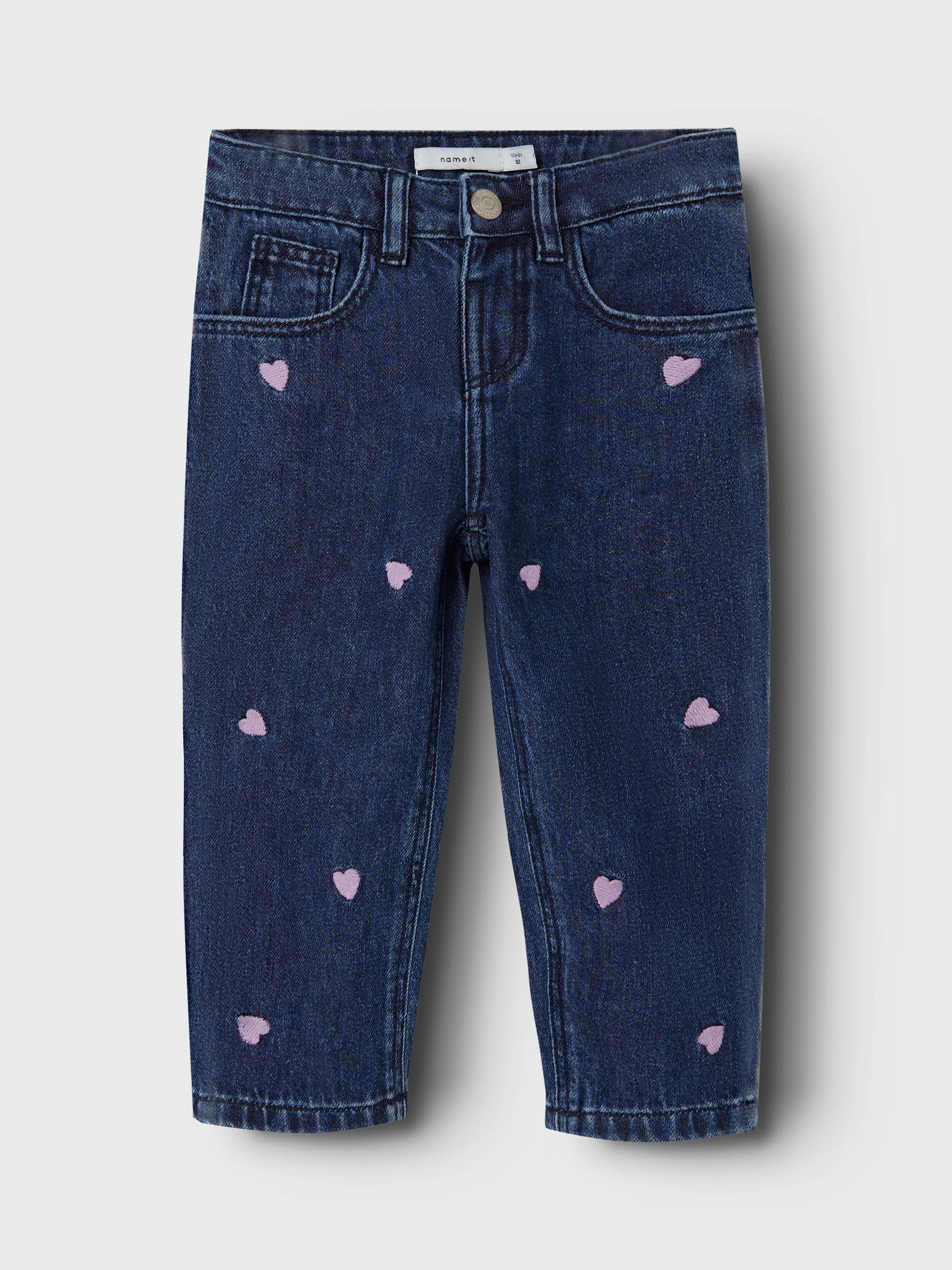 Name It - Mom jeans m/hjerter  104-logo