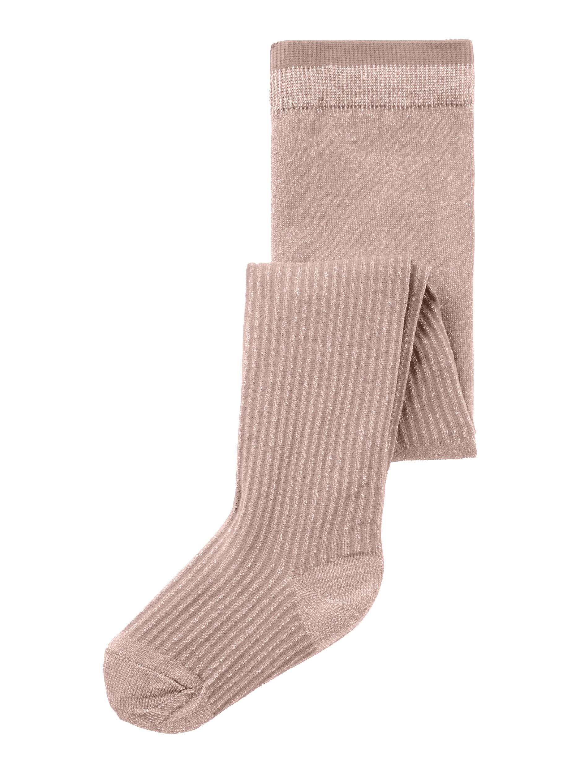 Name It - Nylon strømpebukser lyserød m/glimmer 80-86-logo