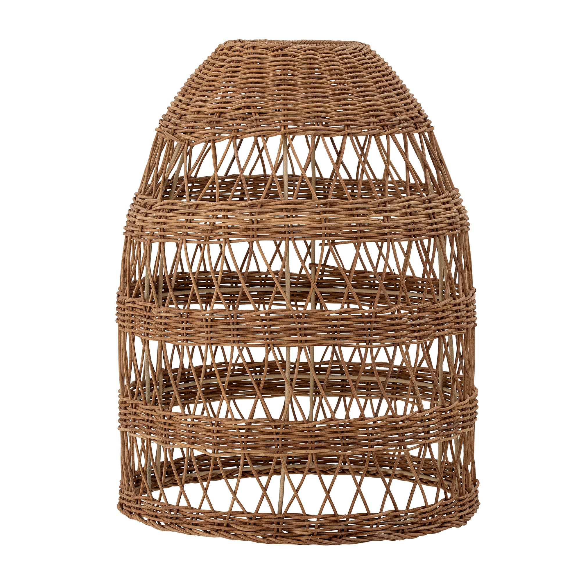 Bloomingville Rim lampeskærm, brun, rattan. H: 41 cm. -logo