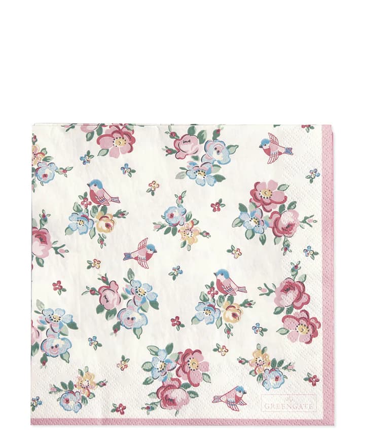 GreenGate Ellie papirservietter 20 stk. pr. pk. -logo