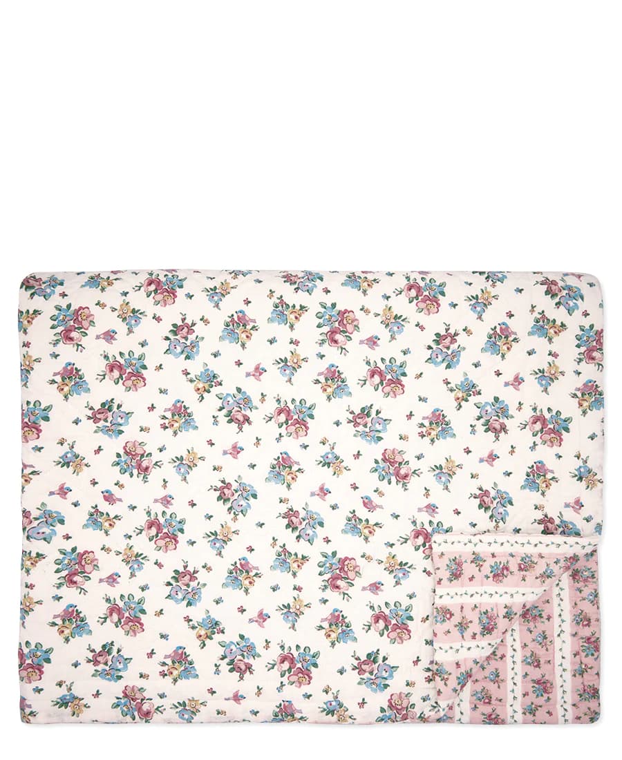 GreenGate quiltet sengetæppe Ellie 250x260cm.-logo