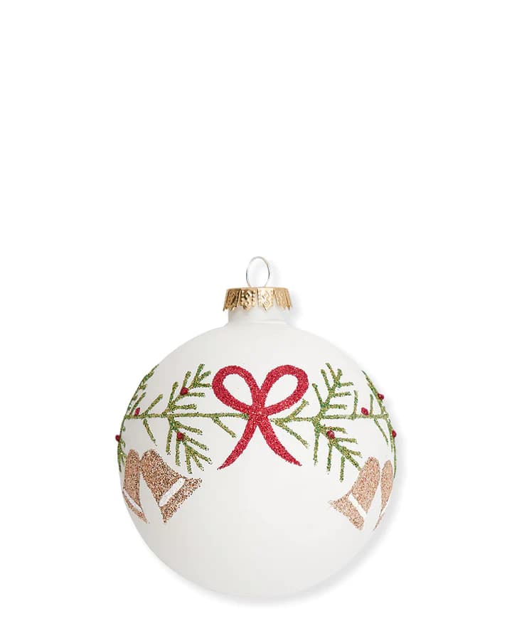 GreenGate - Glaskugle Abella Hvid-logo