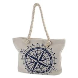 Shopper m/kompasrose 49x36 cm.-logo