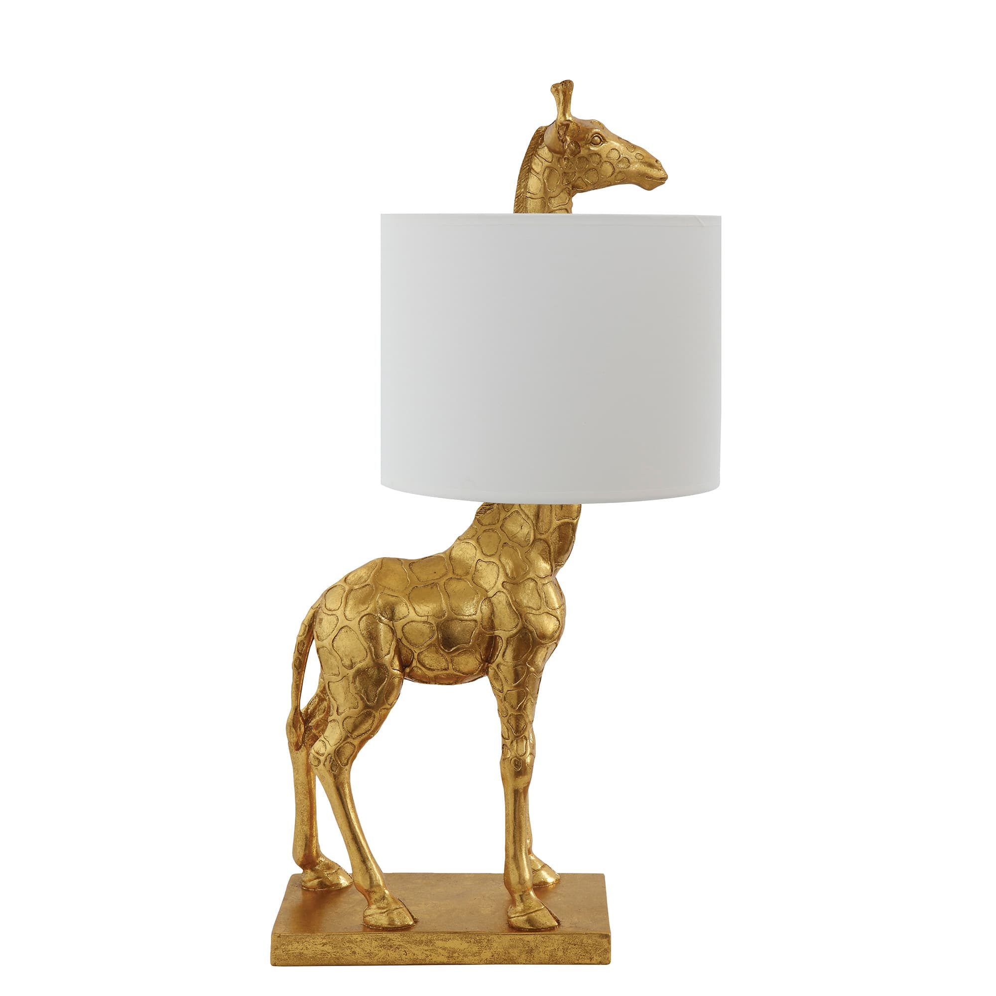 Silas bordlampe, Guld, Polyresin H: 70cm.-logo