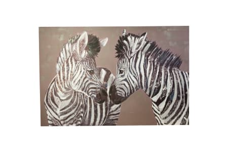 Speedtsberg Lei Zebra billede/maleri 120x80cm-logo