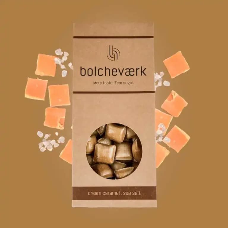 bolcheværk - Flødekaramel & Havsalt 100g.-logo