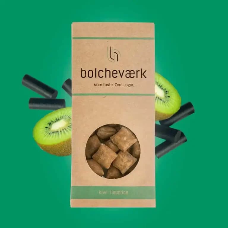 bolcheværk - Kiwi & Lakrids 100g.-logo