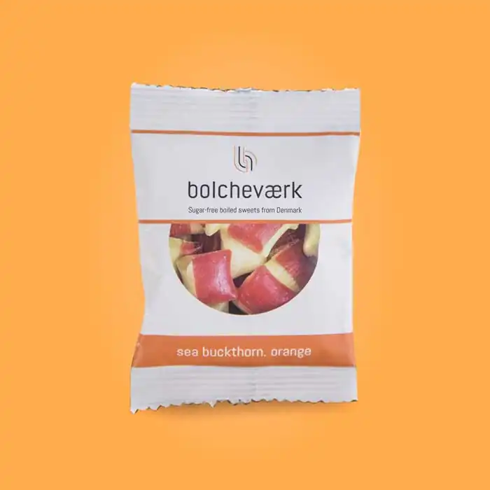 bolcheværk - Flowpack Havtorn & Appelsin 12g. 3 stk. -logo