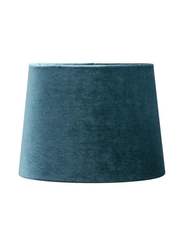 PR HOME - Sofia rund lampeskærm velour 20cm. Turkis-logo