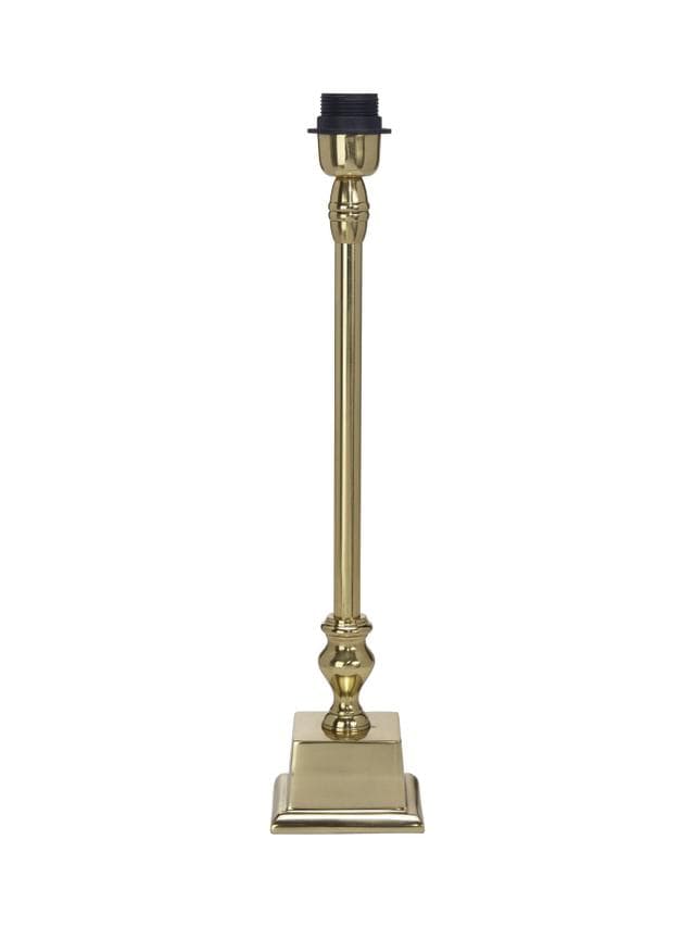 PR HOME - Linné bordlampe fod H: 65cm. Guld look-logo